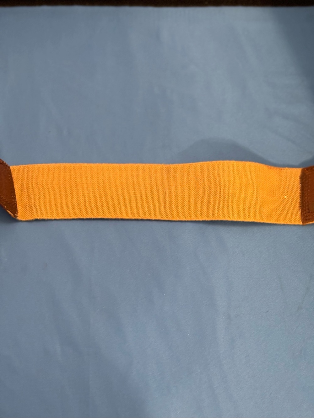 Stylish Linea Pelle brown genuine leather waist belt. Some staining see picture - Picture 10 of 15